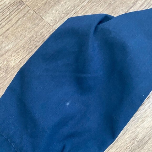 VTG Auburn Sportswear - Blue Jacket Back Print Casual Poly Cotton - Size XL Read - Picture 8 of 9